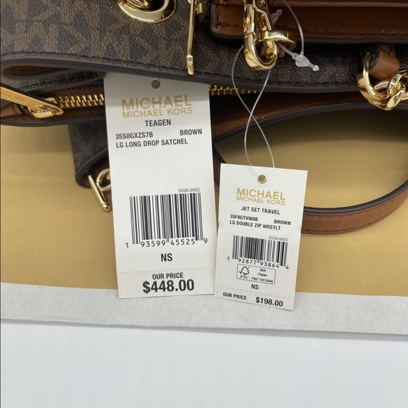 Michael Kors Teagen Satchel & Double Zip Wallet - Picture 11 of 11